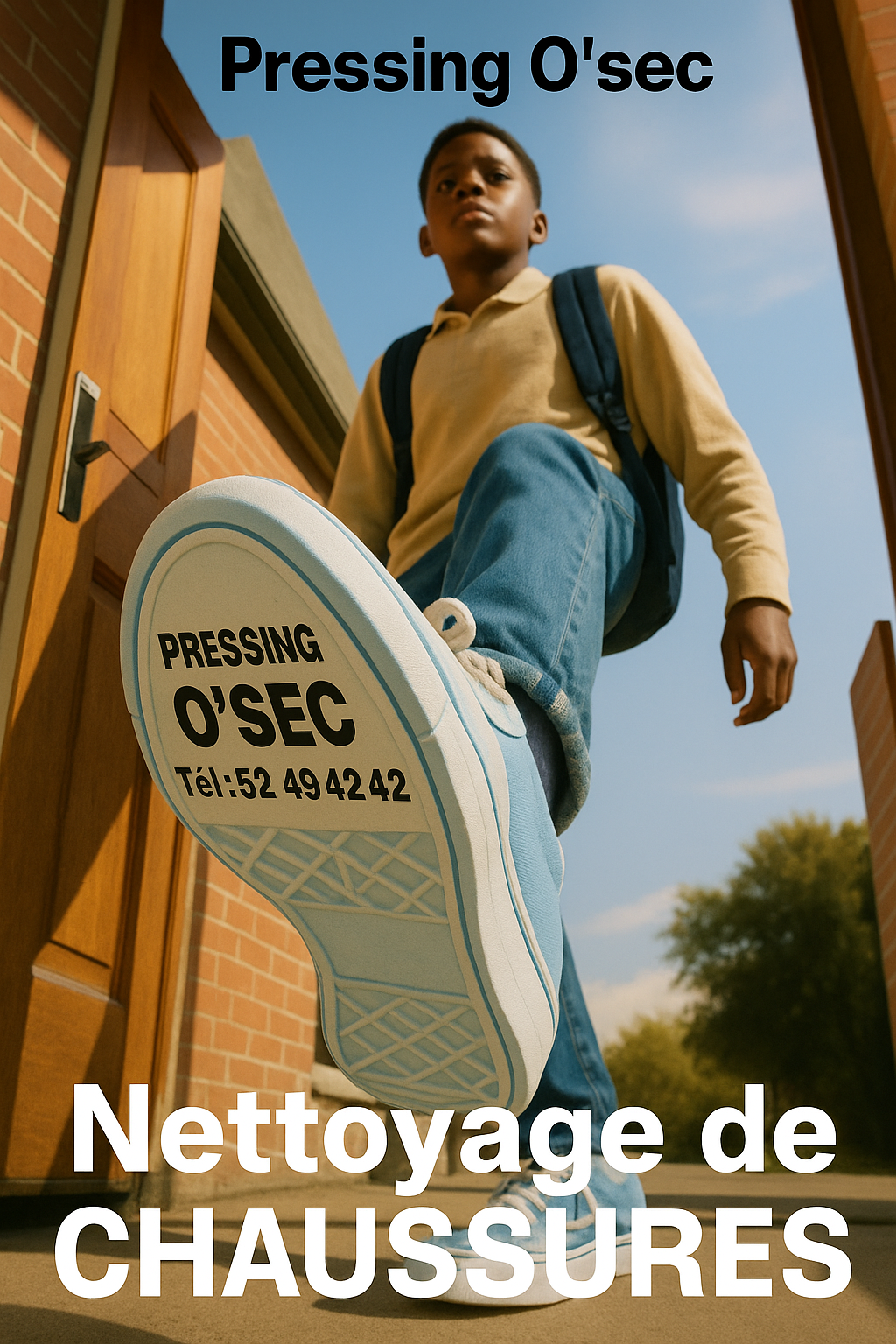 Nettoyage de chaussures, un des services de o'sec